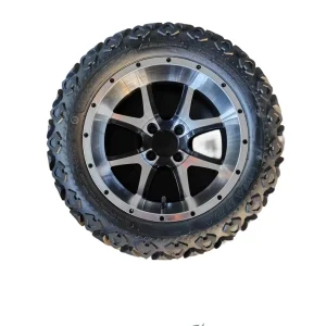 23*10-14 tire assembly (with aluminum alloy rim white)